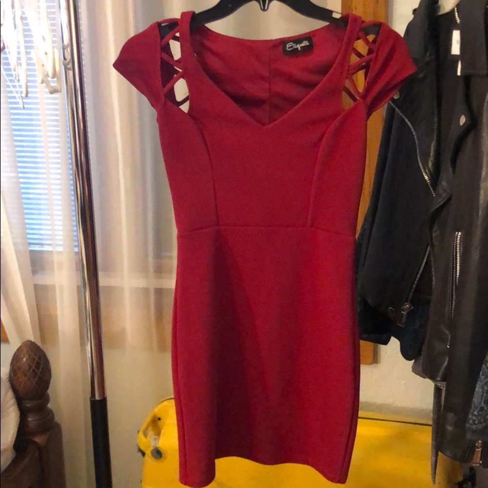 Maroon dress